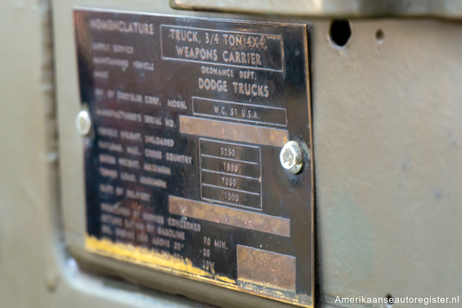 Vrachtwagens Dodge WC-Series uit 1941